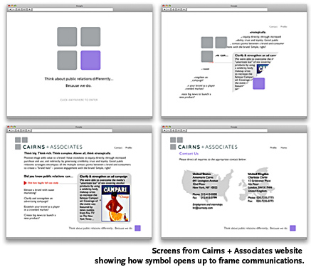Screens from Cairns website