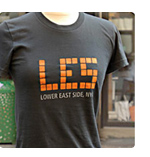 LES T-shirs are a popular item LES t-shirt