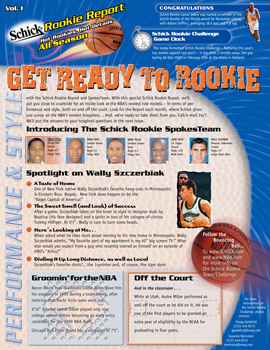 Schick/NBA Newsletter